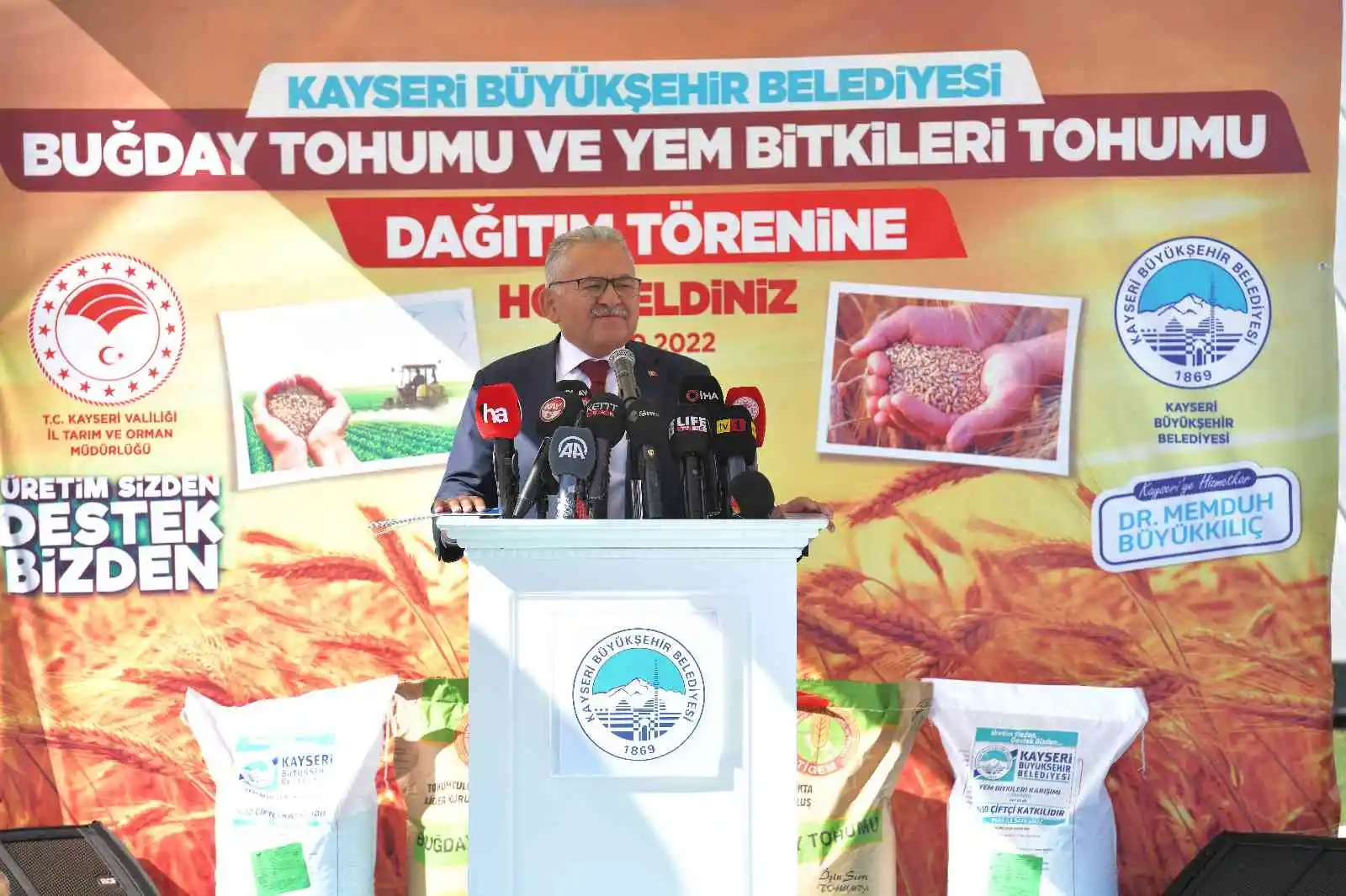 Başkan Büyükkılıç’a tarım teşekkürü