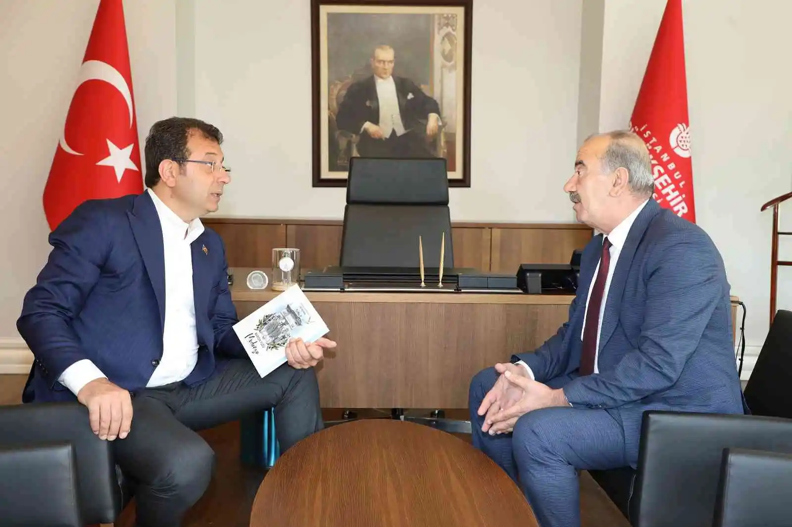 Başkan Türkyılmaz’dan İmamoğlu’na mütareke ziyareti
