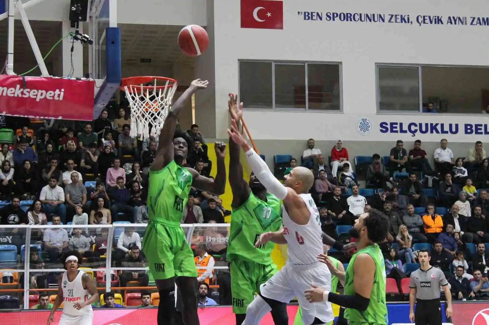 Basketbol Süper Ligi: Konyaspor: 80 - Tofaş: 66
