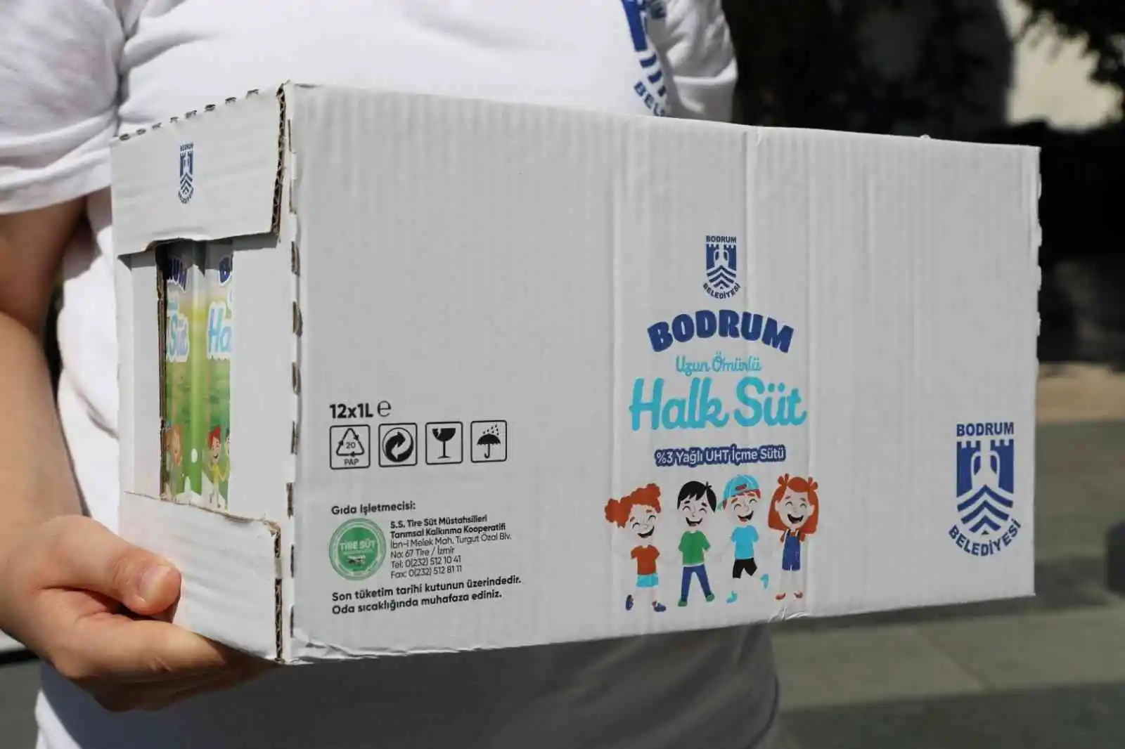 Bodrum Halk Süt’ün dağıtımı sürüyor
