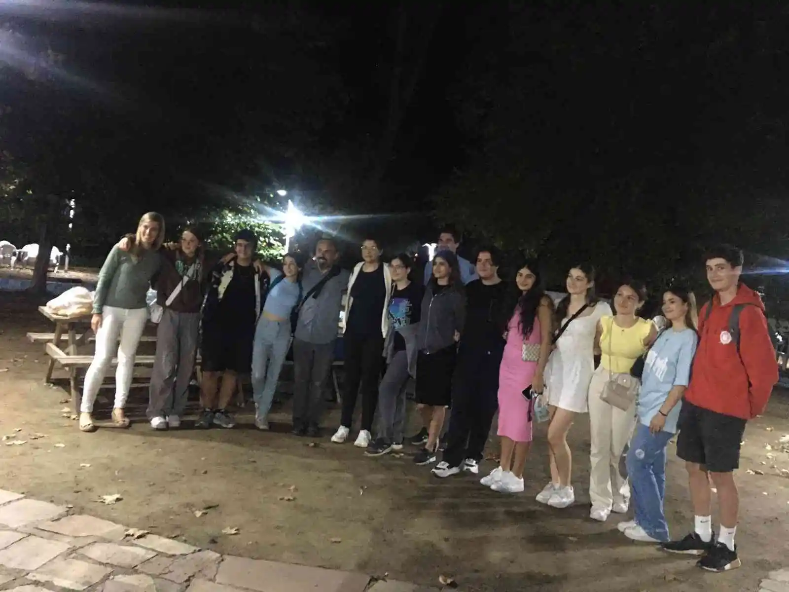 Burhaniyeli gençler Alman konukları uğurladı