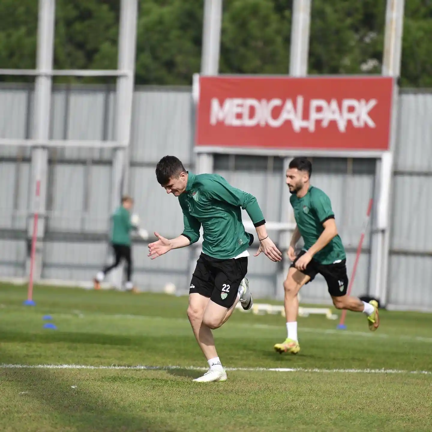 Bursaspor, pas ve şut çalıştı
