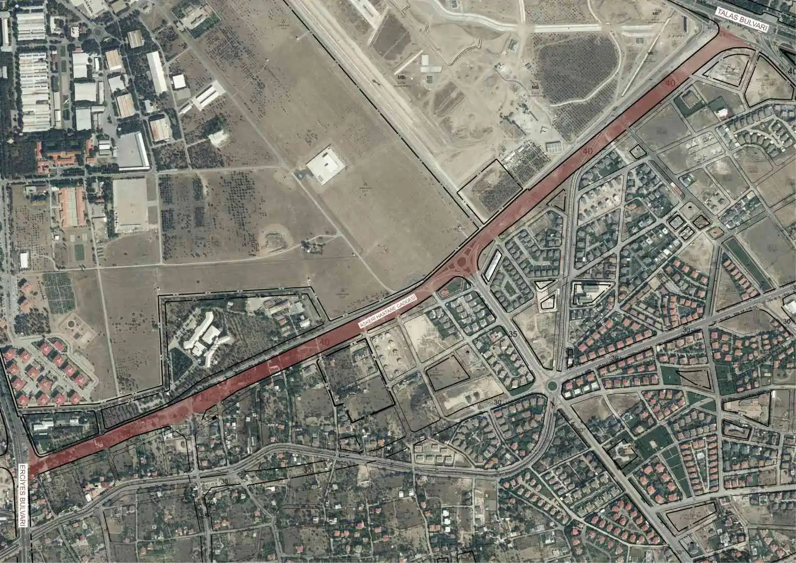 Büyükşehir, Erciyes Bulvarı'nı Talas Bulvarı'na bağlayacak