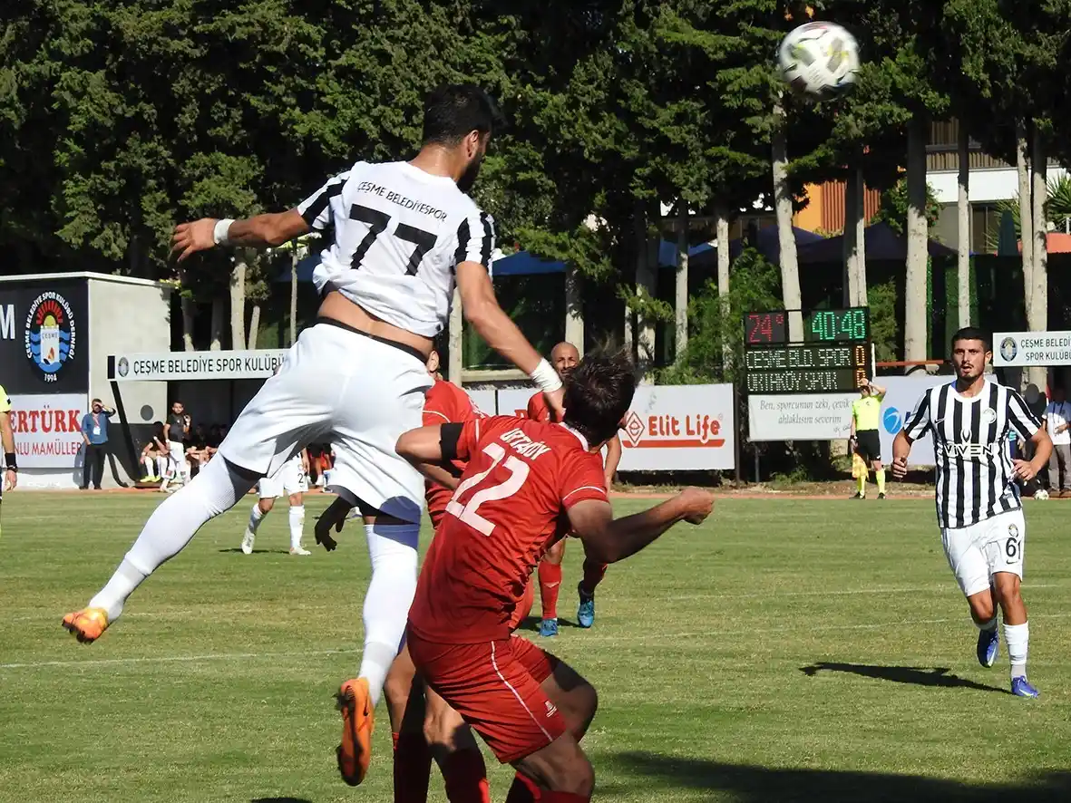 Çeşme Belediyespor, kendi sahasındaki ilk maçında 3 puan aldı
