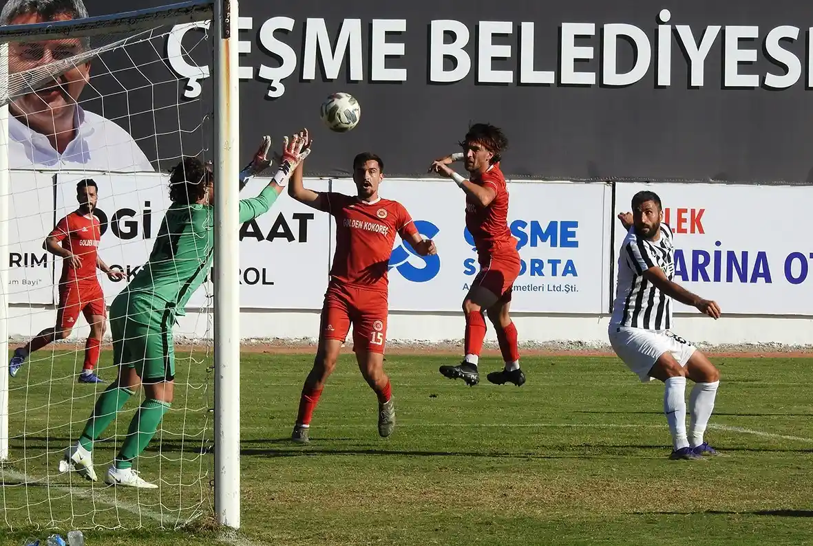 Çeşme Belediyespor, kendi sahasındaki ilk maçında 3 puan aldı
