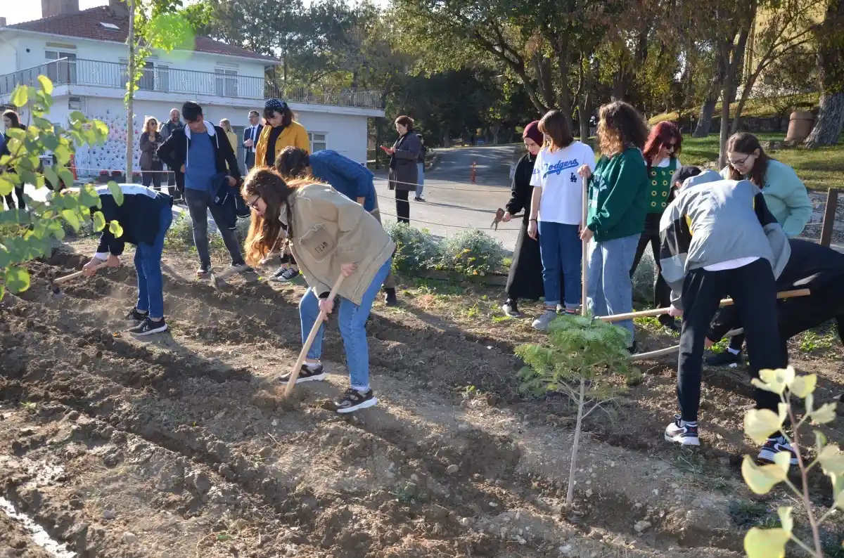 Cumhuriyet Bayramı nedeniyle lale dikimi etkinliği gerçekleşti