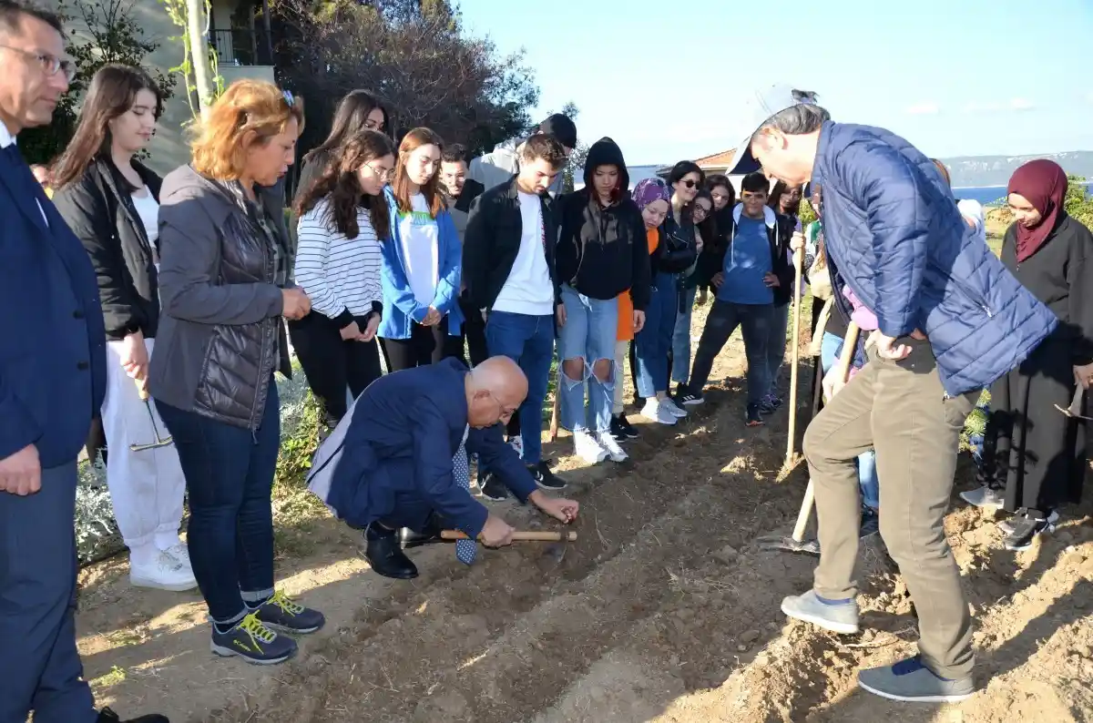 Cumhuriyet Bayramı nedeniyle lale dikimi etkinliği gerçekleşti