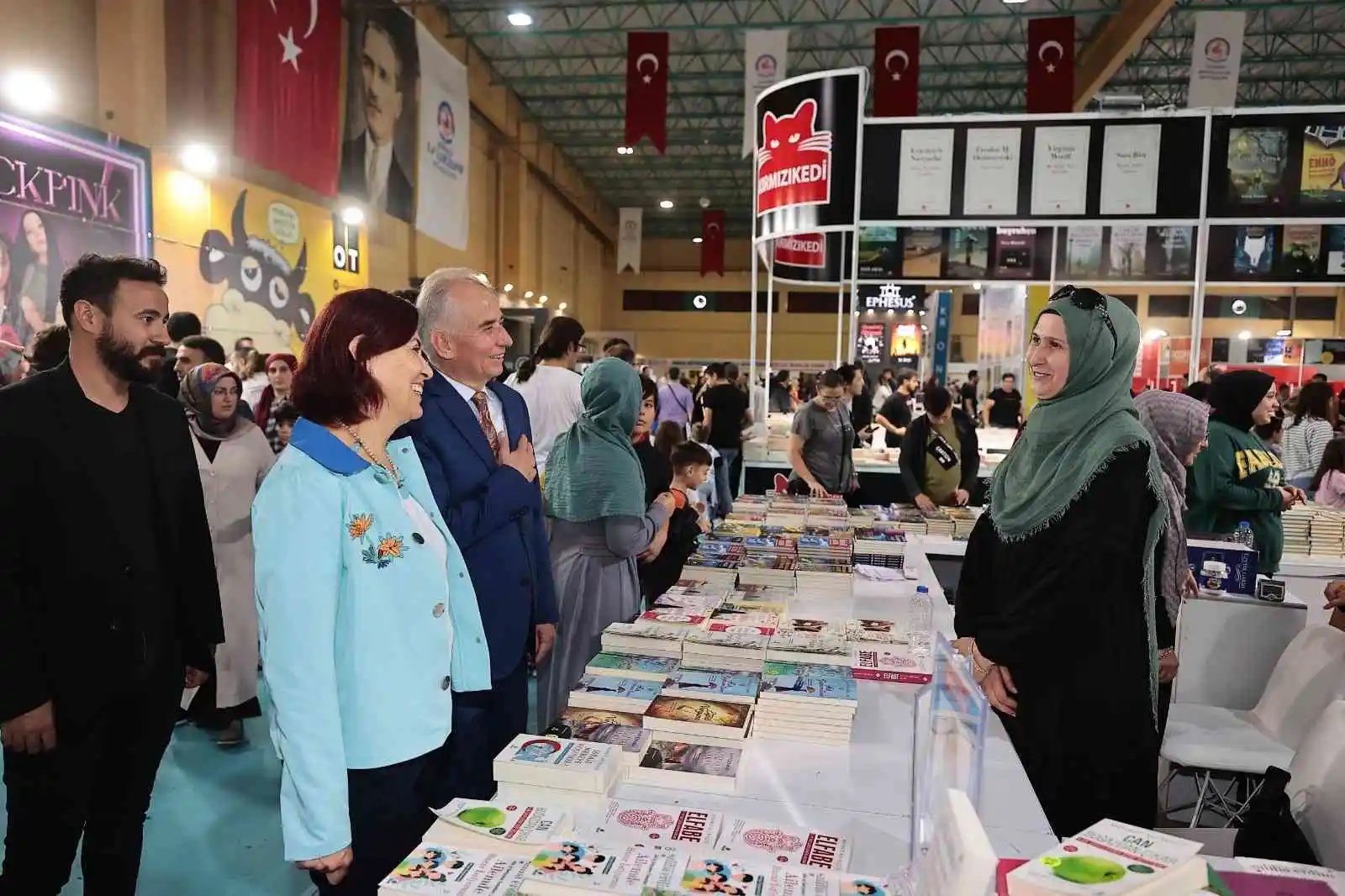 Denizli’de kitap fuarına rekor katılım