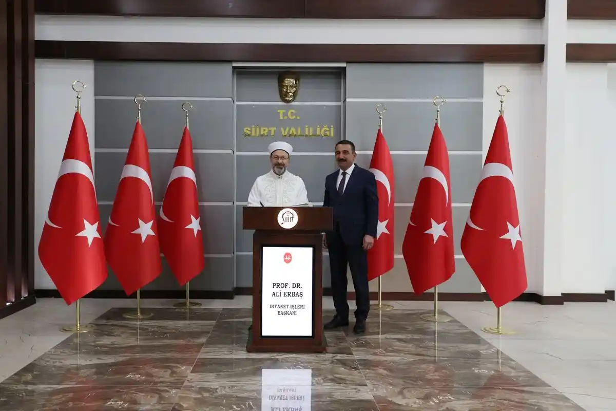 Diyanet İşleri Başkanı Erbaş, Siirt'te