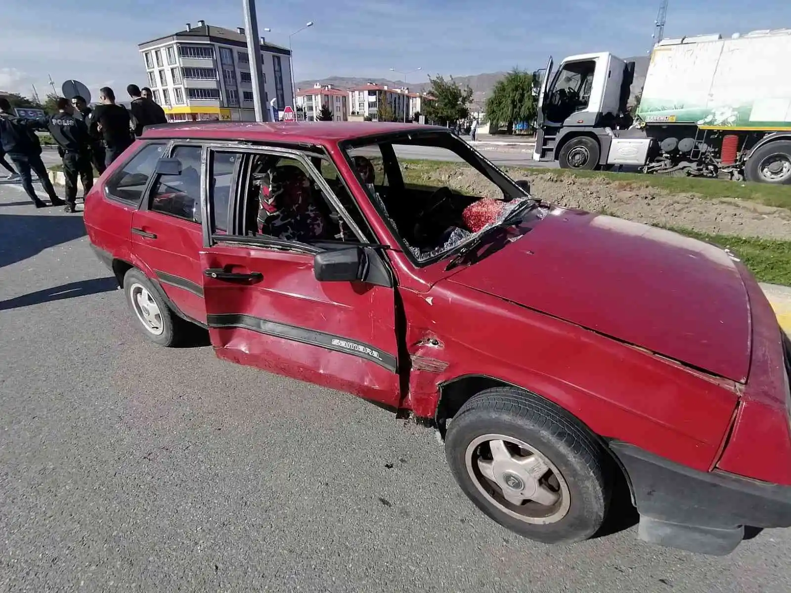 Erzincan’da trafik kazası: 4 yaralı
