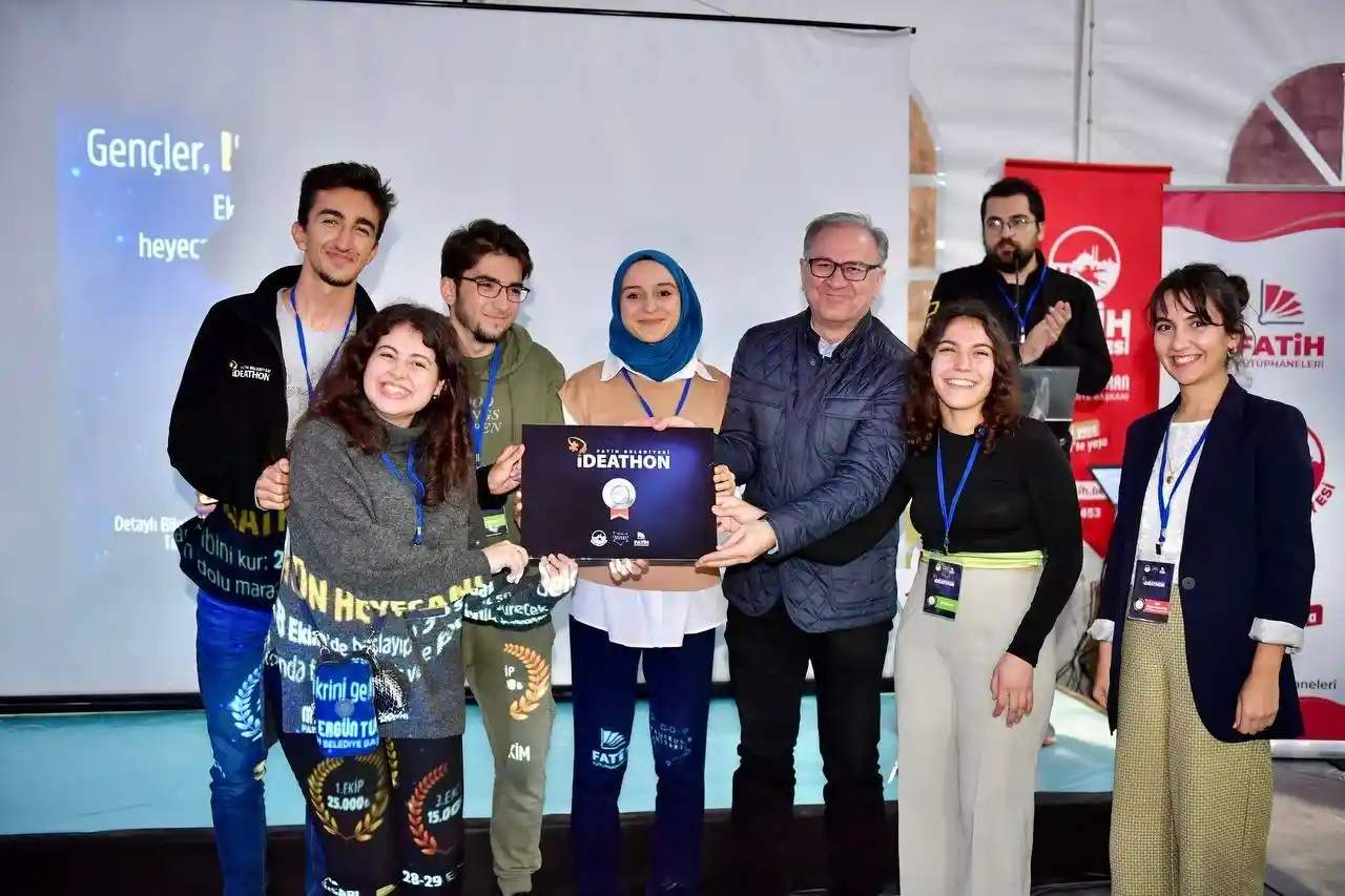 Fatih'te 36 saat süren Ideathon Fikir Maratonu'nda ödüller sahiplerini buldu
