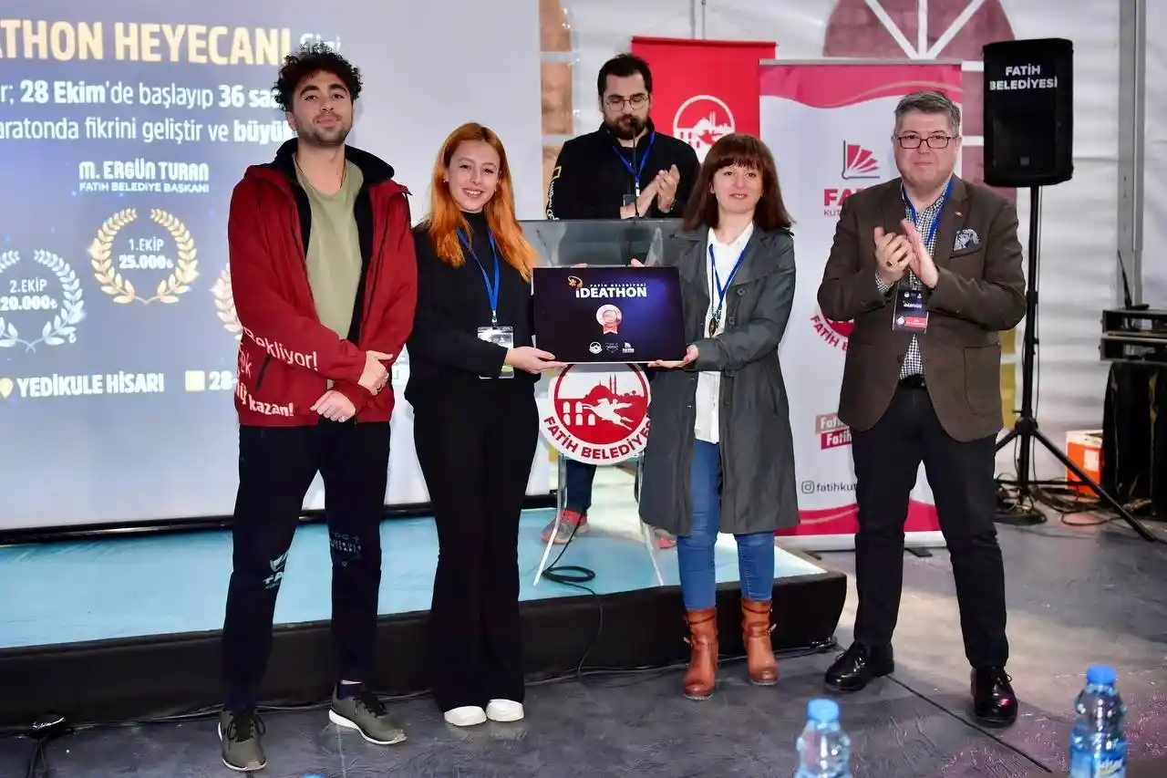 Fatih’te 36 saat süren Ideathon Fikir Maratonu’nda ödüller sahiplerini buldu
