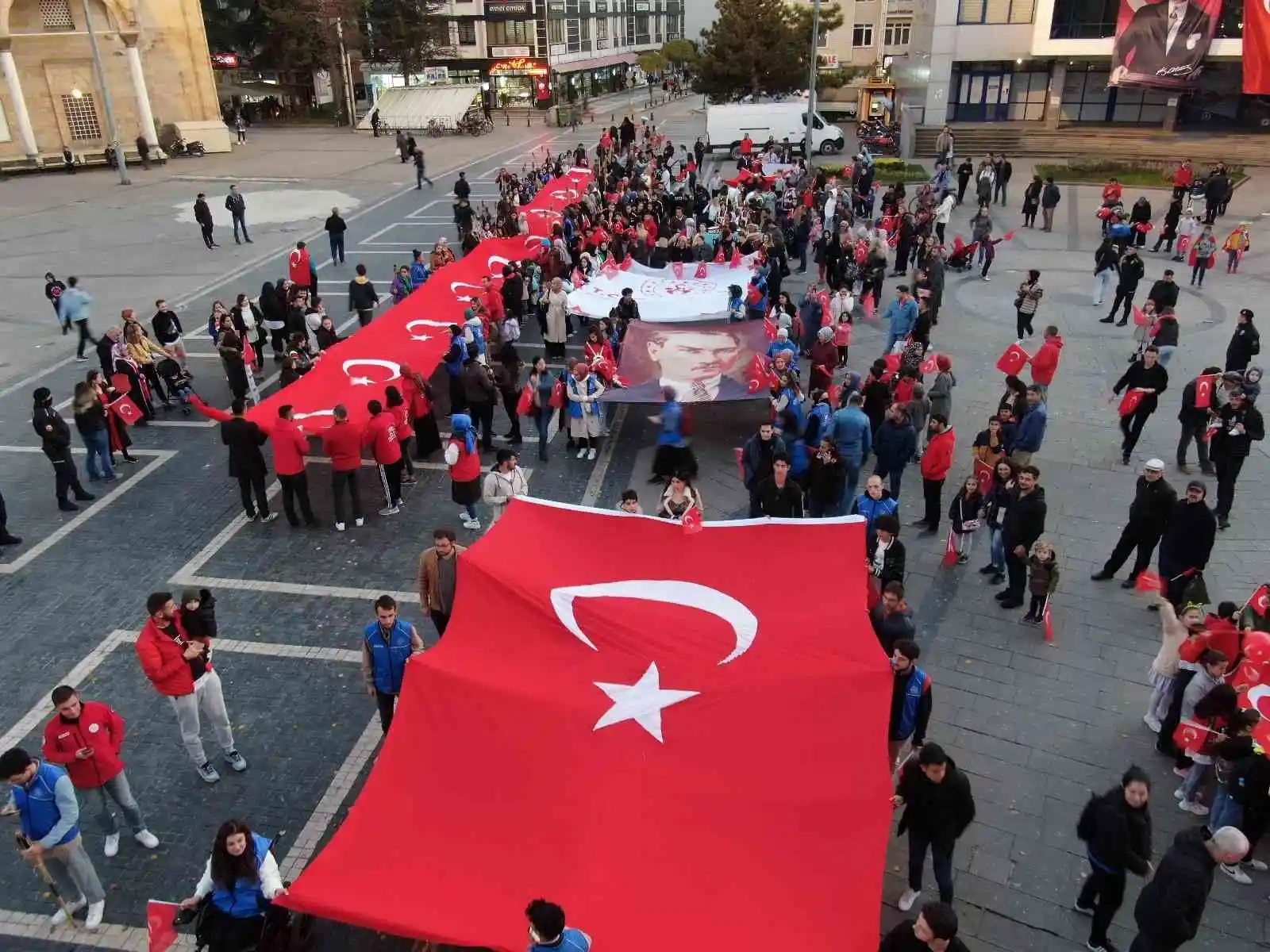 Fener alayında özel birey yürekleri kabarttı
