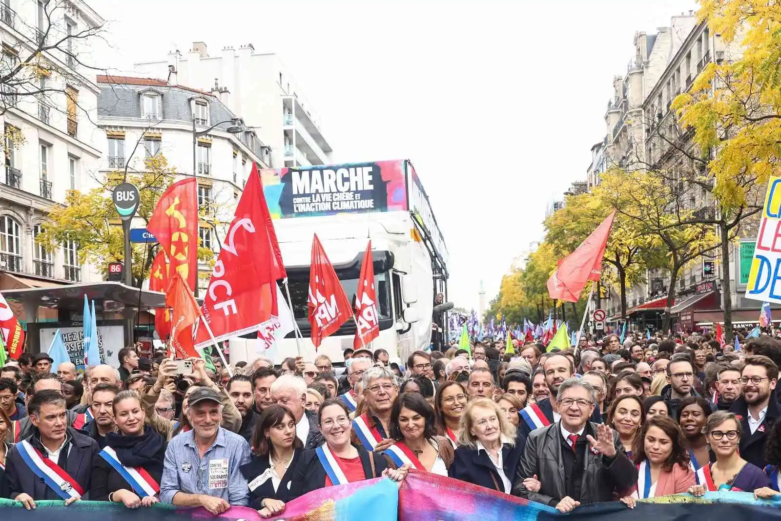 Fransa’da hayat pahalılığı protestosu
