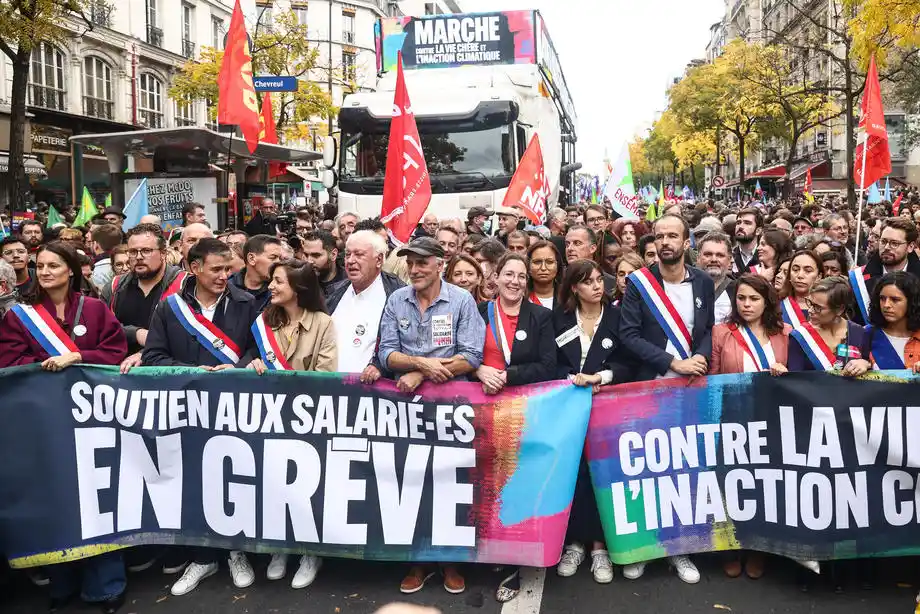 Fransa’da hayat pahalılığı protestosu
