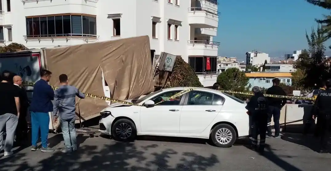 Freni patlayan kamyon dehşet saçtı: 1 ölü, 6 yaralı