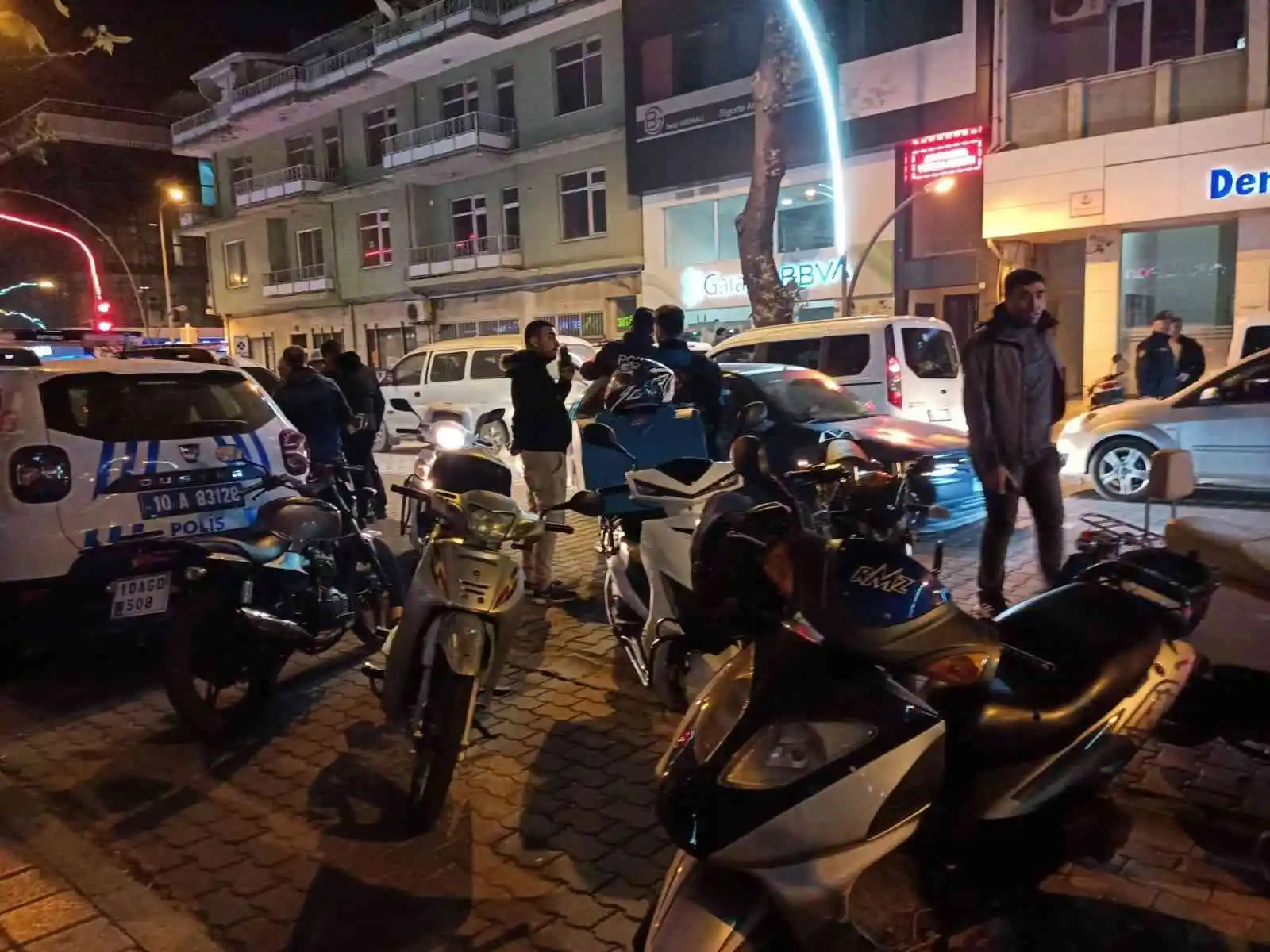 Gönen’de motosiklet sürücülerine denetim