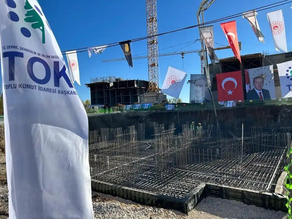 ‘İlk Evim İlk İş Yerim’ projesi çerçevesinde Erzurum’da ilk temel atıldı