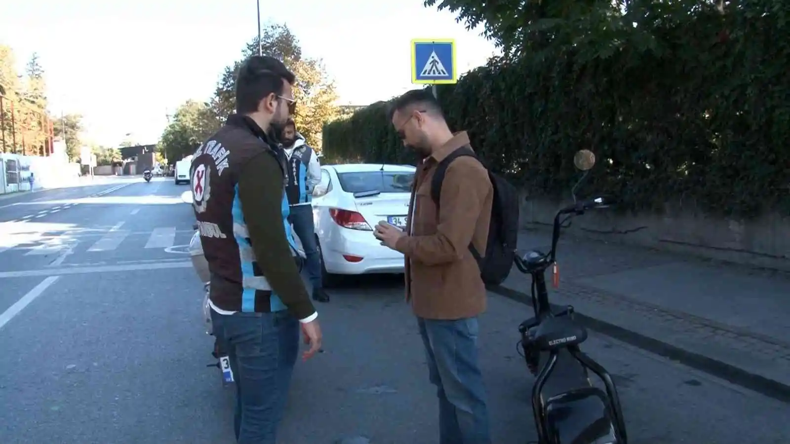 İstanbul’da elektrikli scooter denetimi
