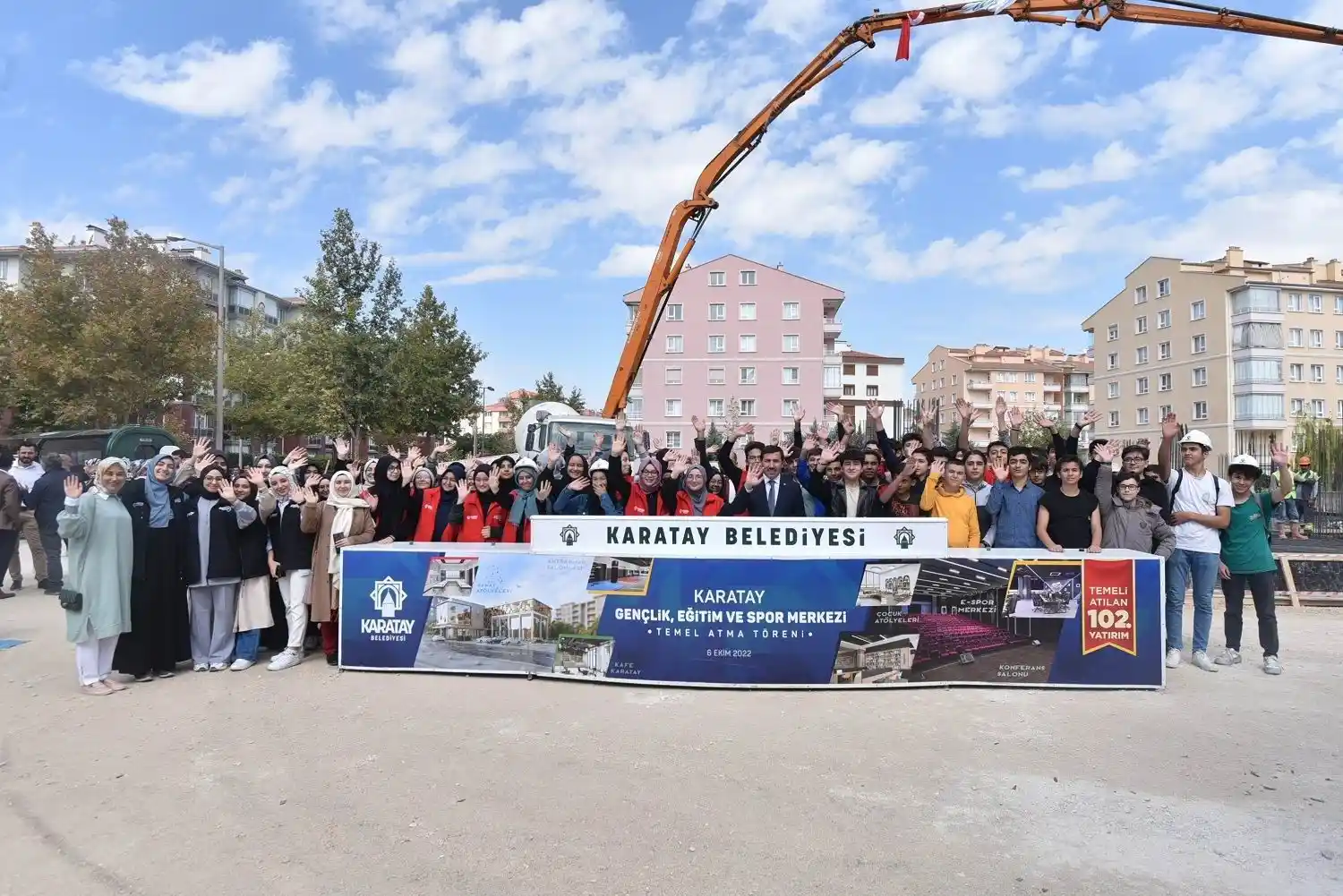 Karatay’da 60 milyon liralık merkezin temeli atıldı
