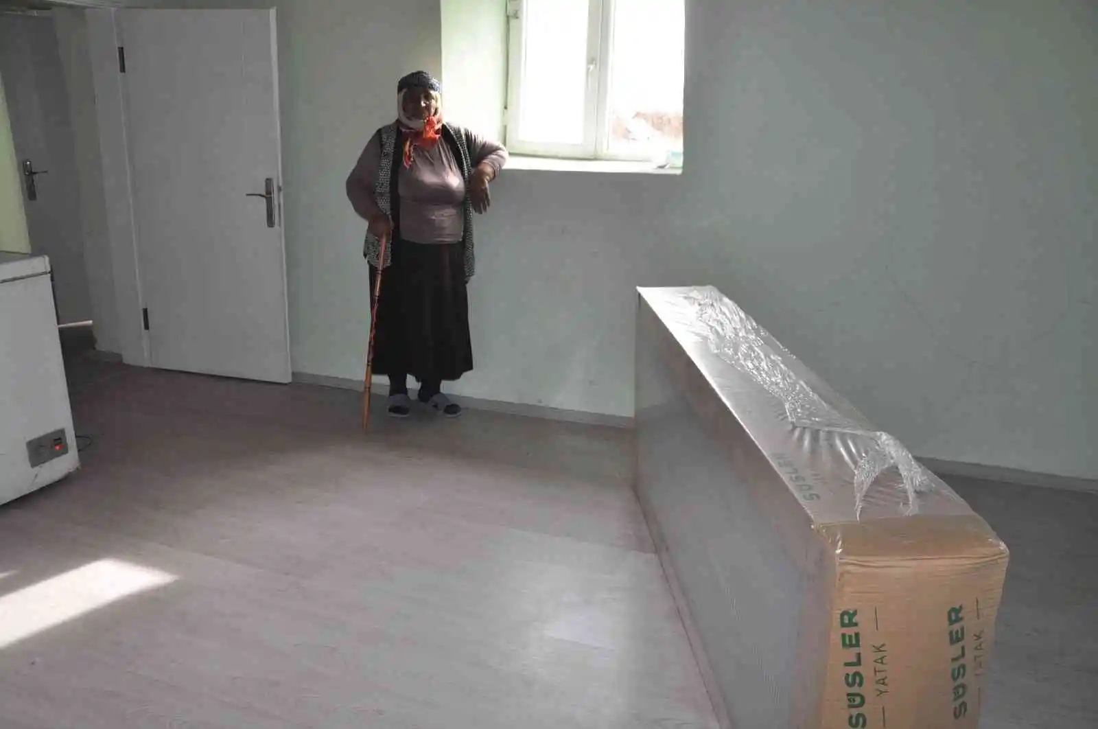 Karslı anne, “Bir dileğim evdi, ona da kavuştum”