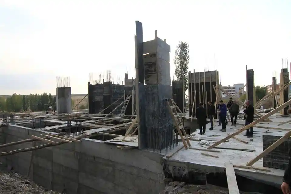 Kaymakam Nasır, yapımı devam eden inşaat ve içme suyu çalışmalarını inceledi