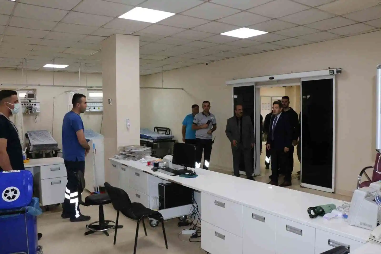 Kaymakam Özçelik’ten sağlık kurumlarına ziyaret