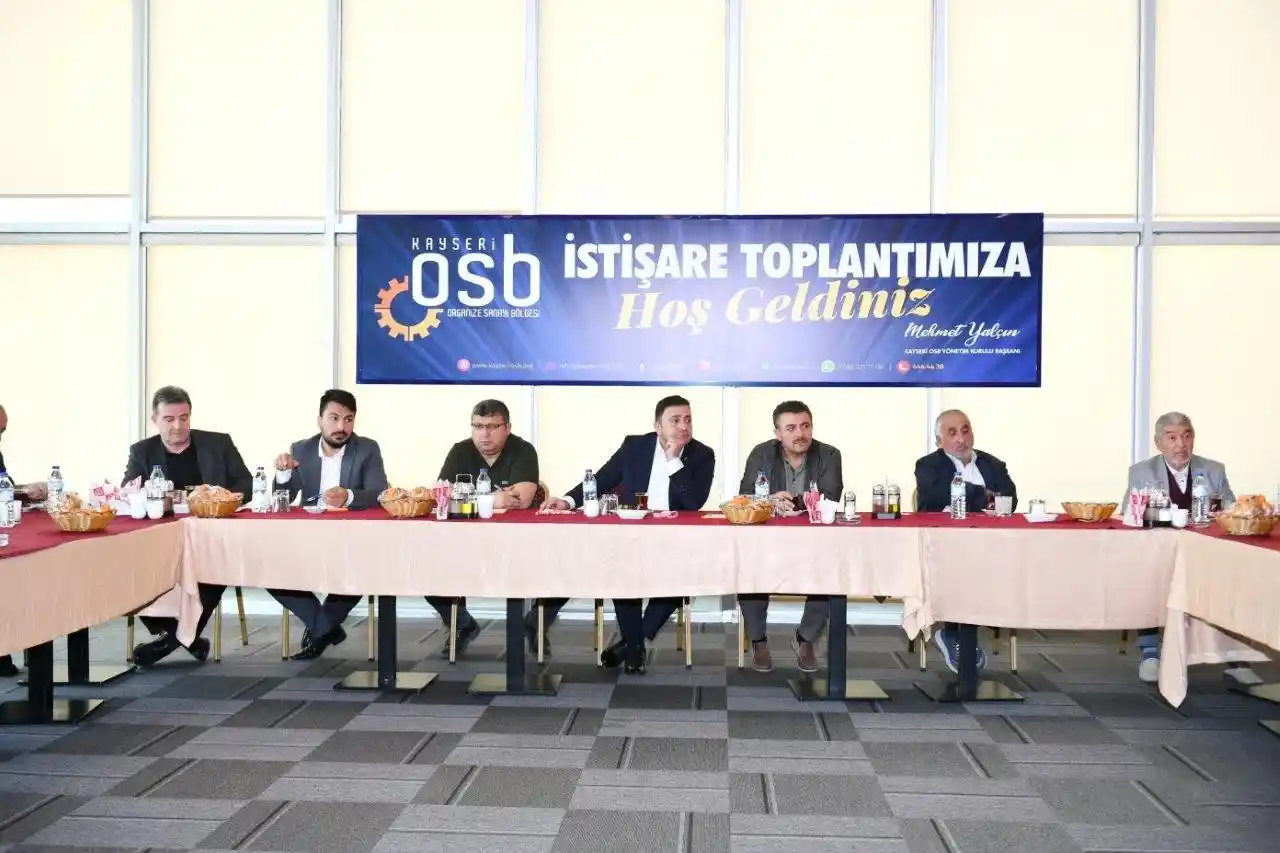 Kayseri OSB’de Sanayicilerle İstişare Toplantısı’nın ilki gerçekleştirildi
