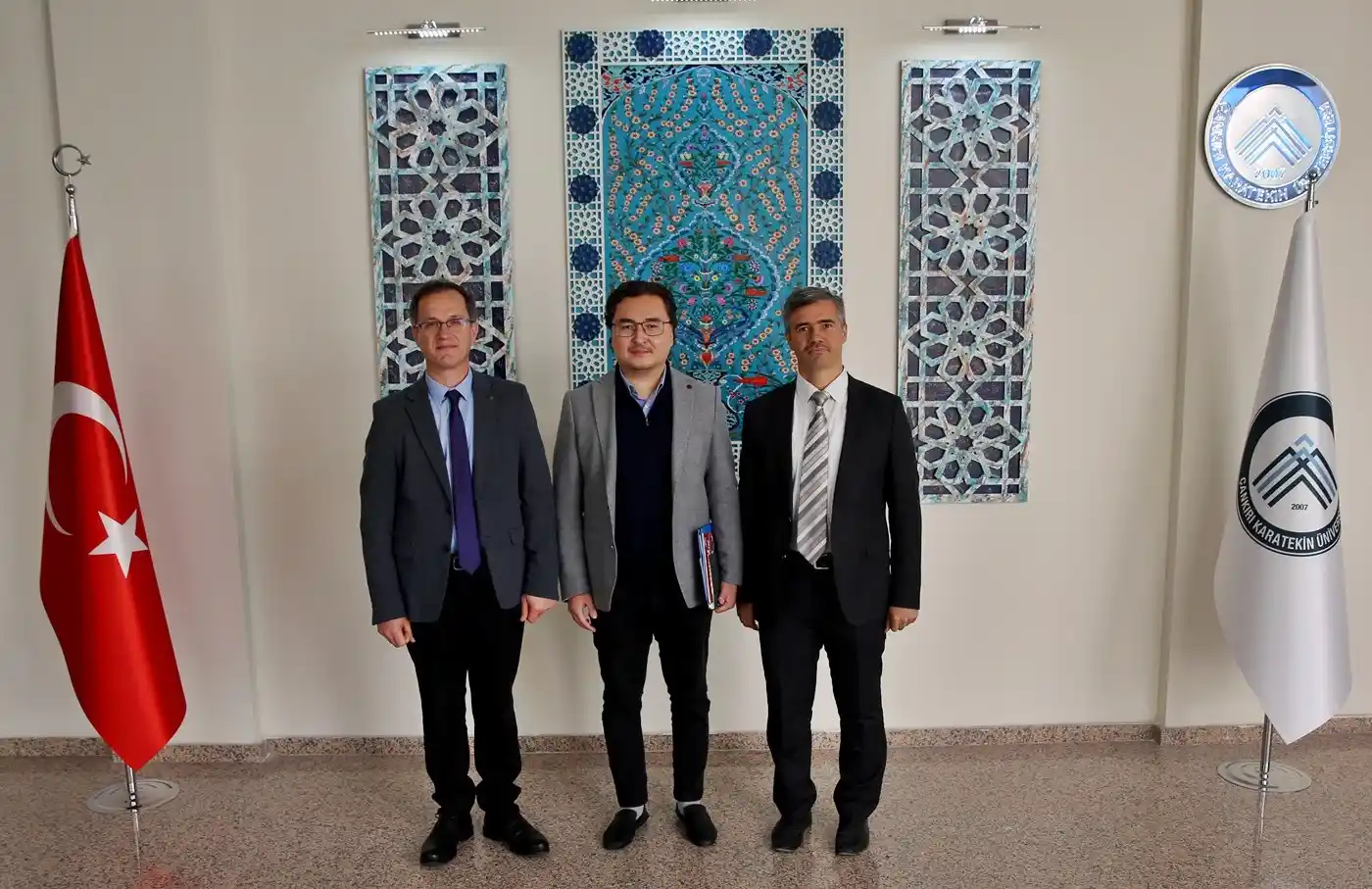 Kazakistan Konsolosluğundan ÇAKÜ’ye iş birliği ziyareti