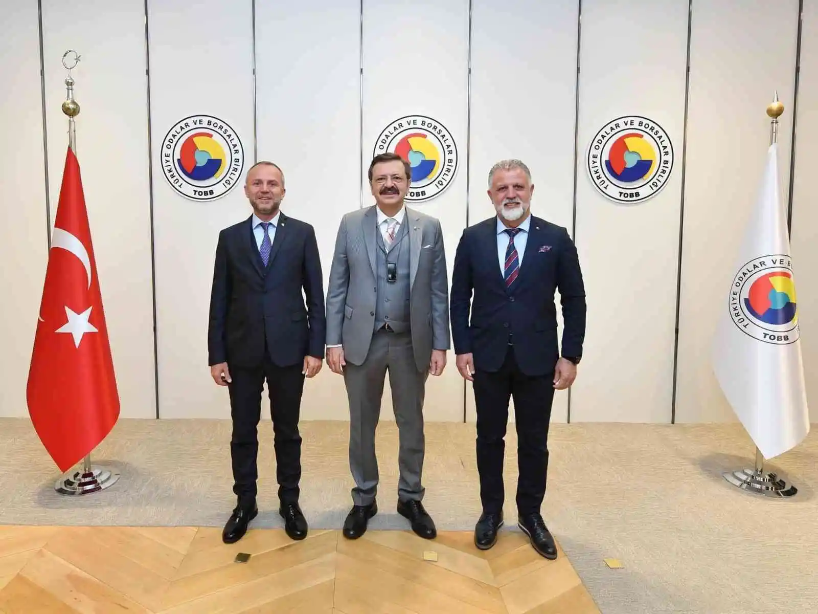 Keleş ve ekibine TOBB Başkanı Hisarcıklıoğlu’ndan tam destek