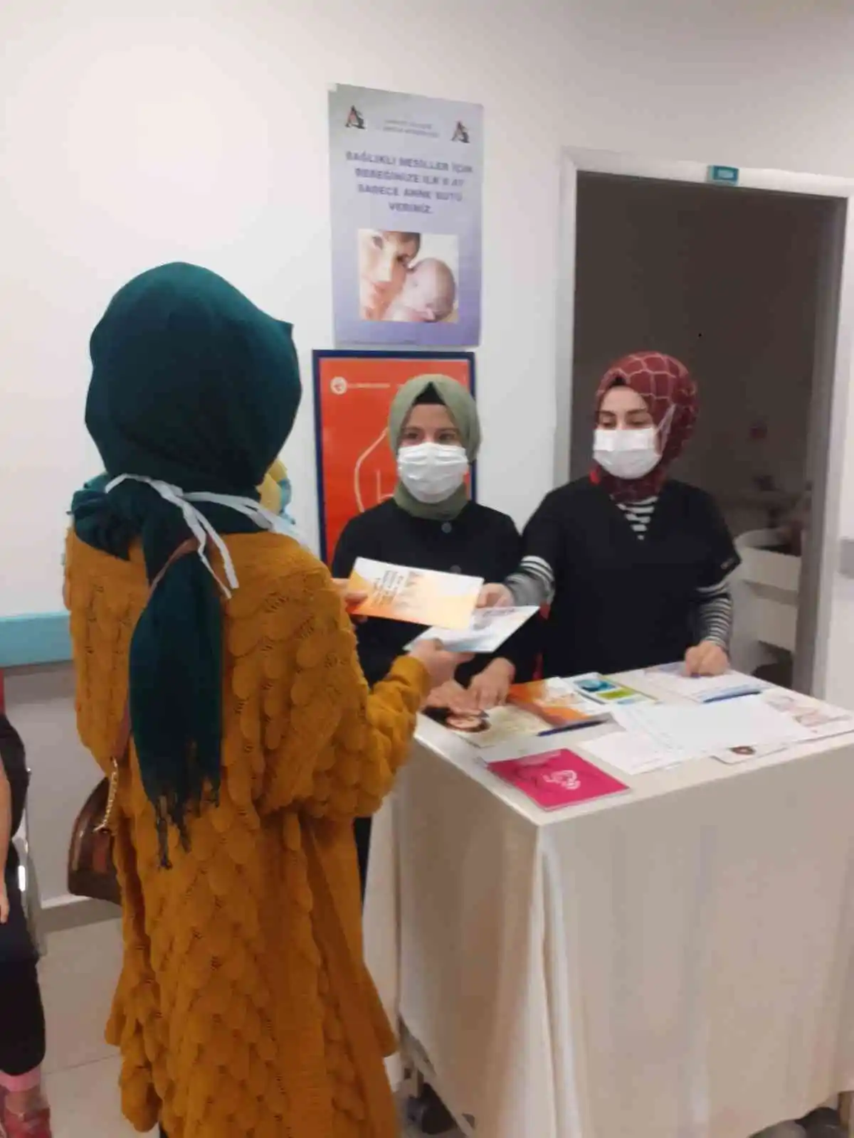 Kızılcahamam'da emzirme haftası etkinliği düzenlendi