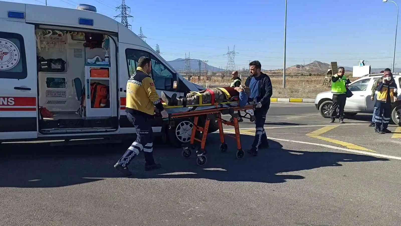 Konya'da trafik kazası: 2 yaralı