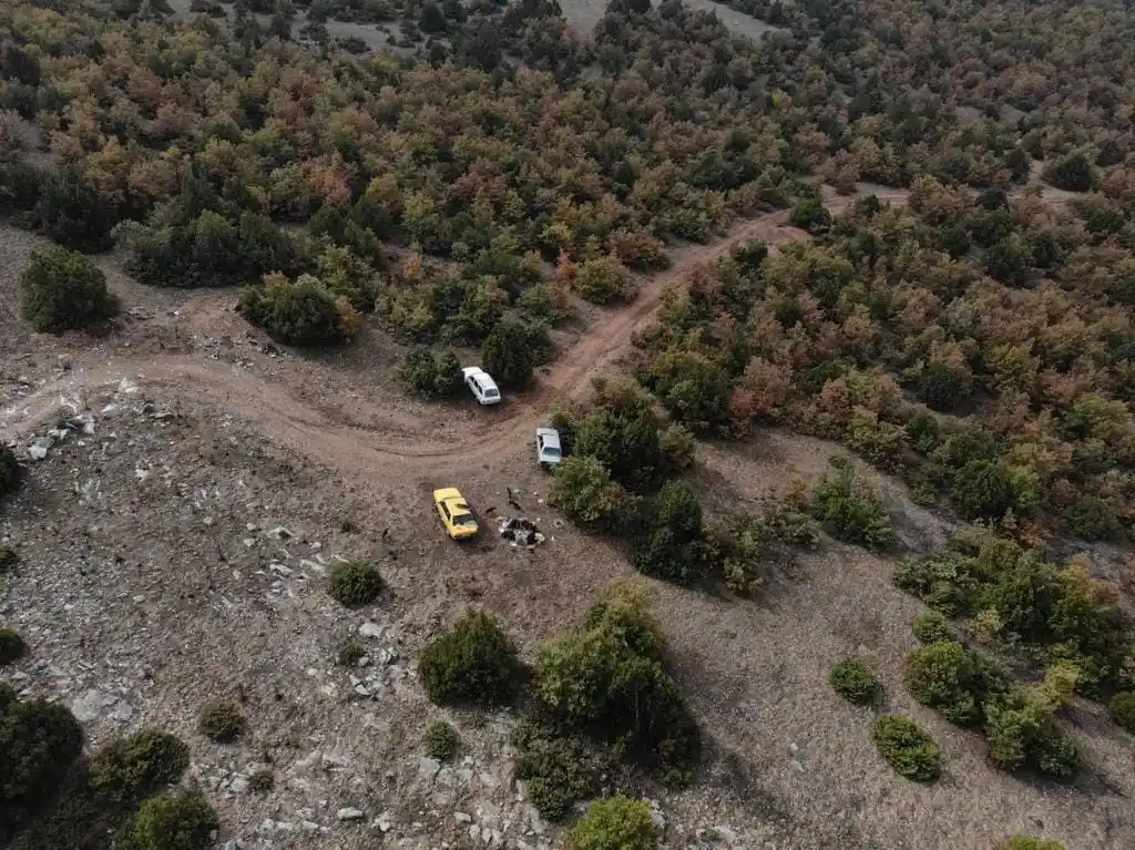 Kütahya’da kaçak avcılara yönelik dronla denetim