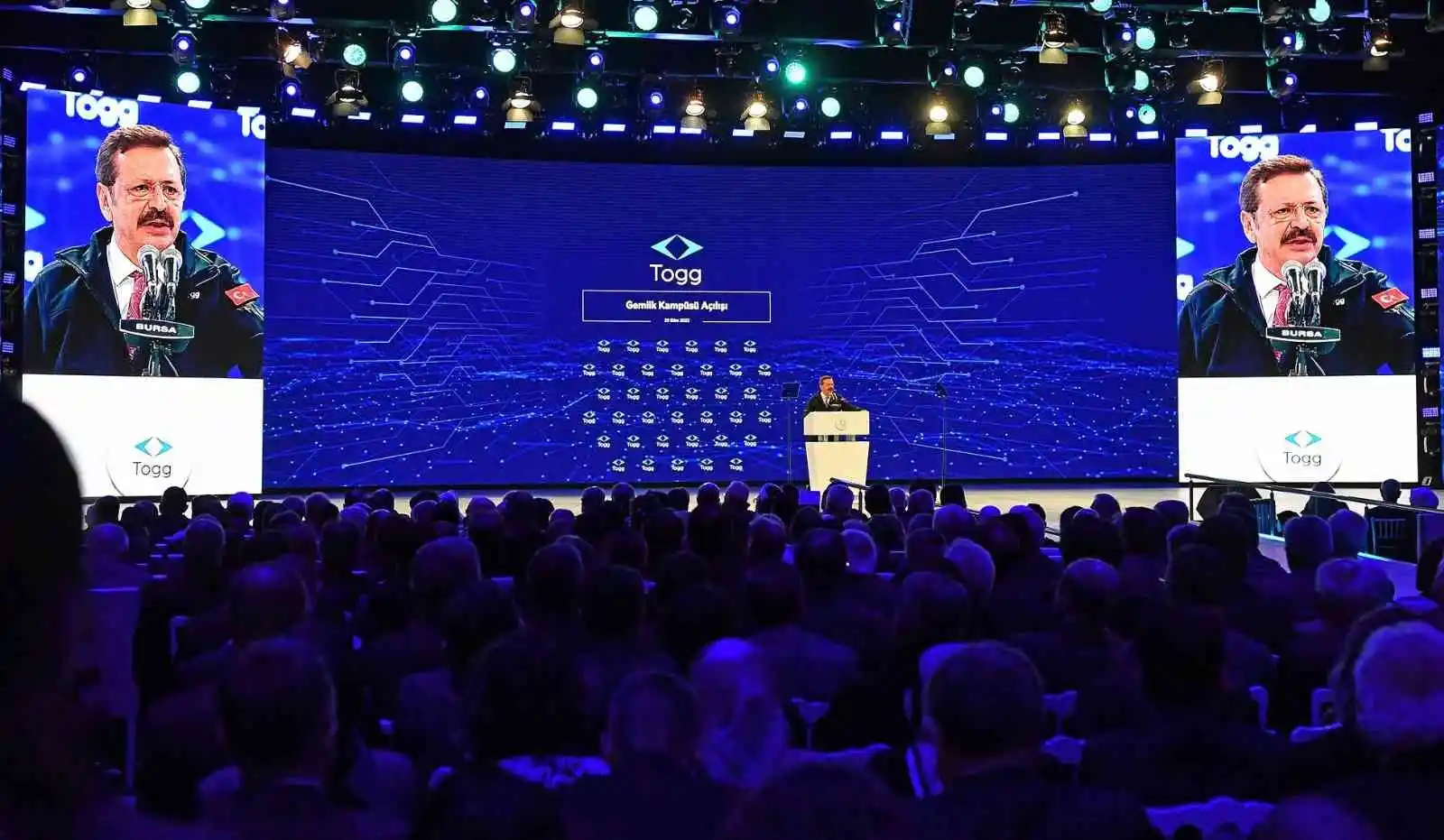 KUTO Başkanı Akdoğan TOGG Gemlik Kampüsü açılışına katıldı