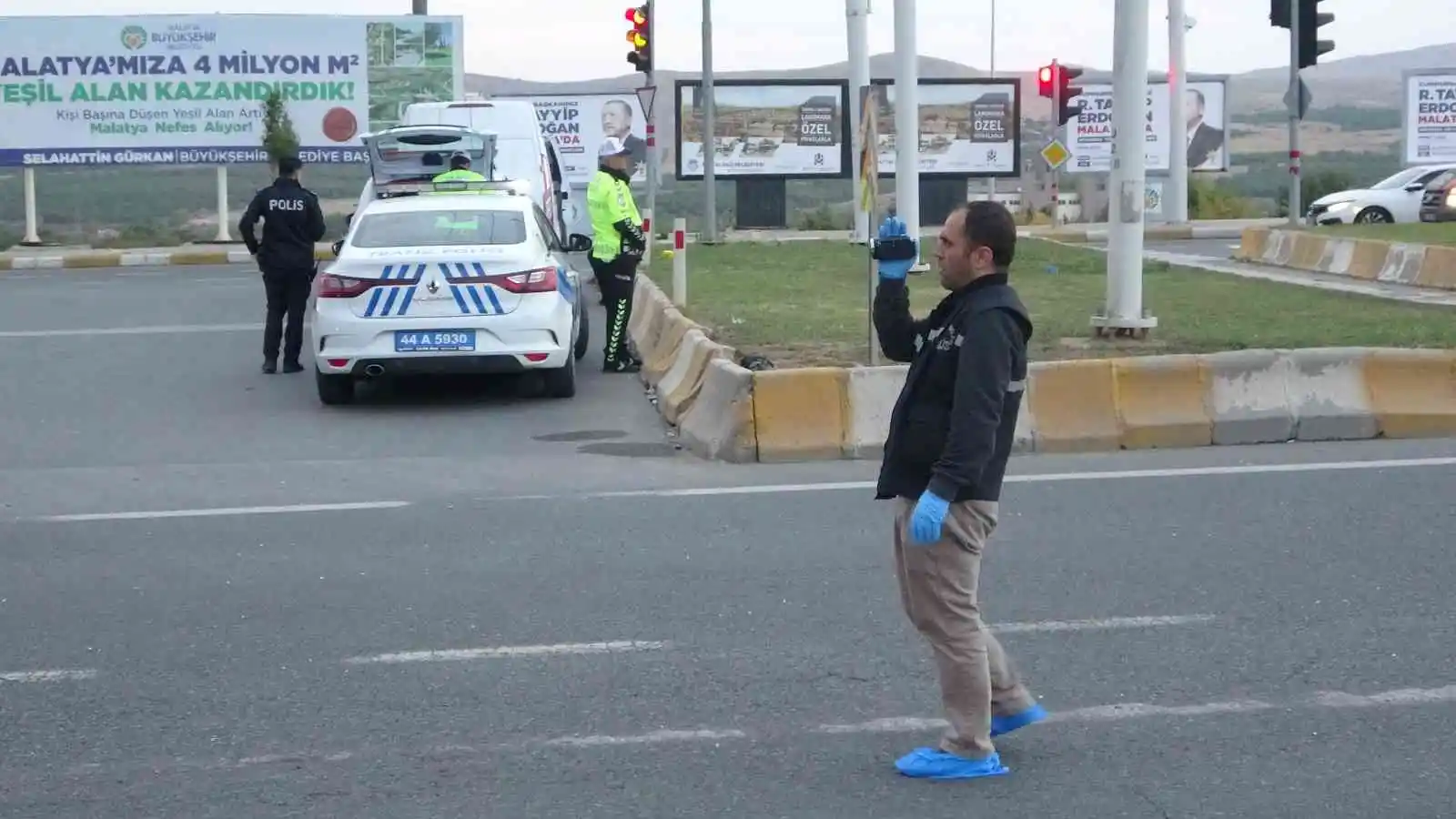 Malatya’da otomobilin çarptığı yaya hayatını kaybetti