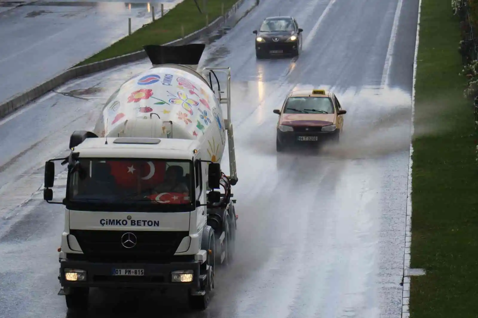 Malatya’da sağanak yağış etkili oldu
