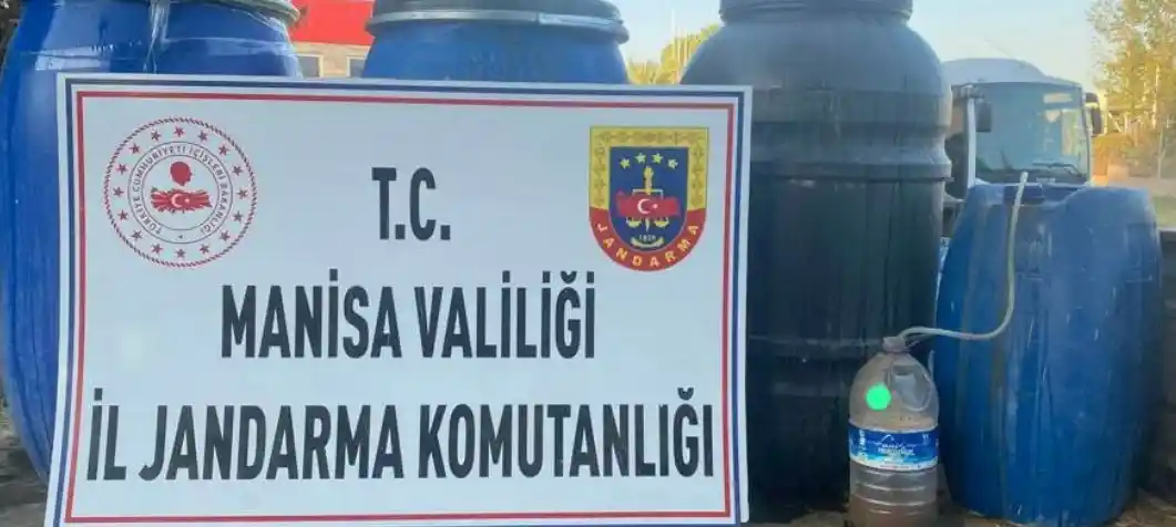 Manisa’da bağ evinde kaçak şarap ele geçirildi