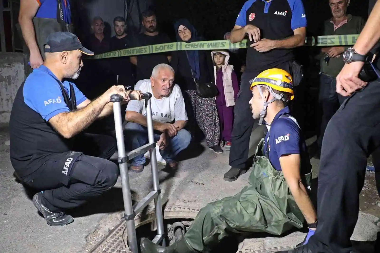 Mermerciye bırakılan 'ceset krokisi' ekipleri alarma geçirdi
