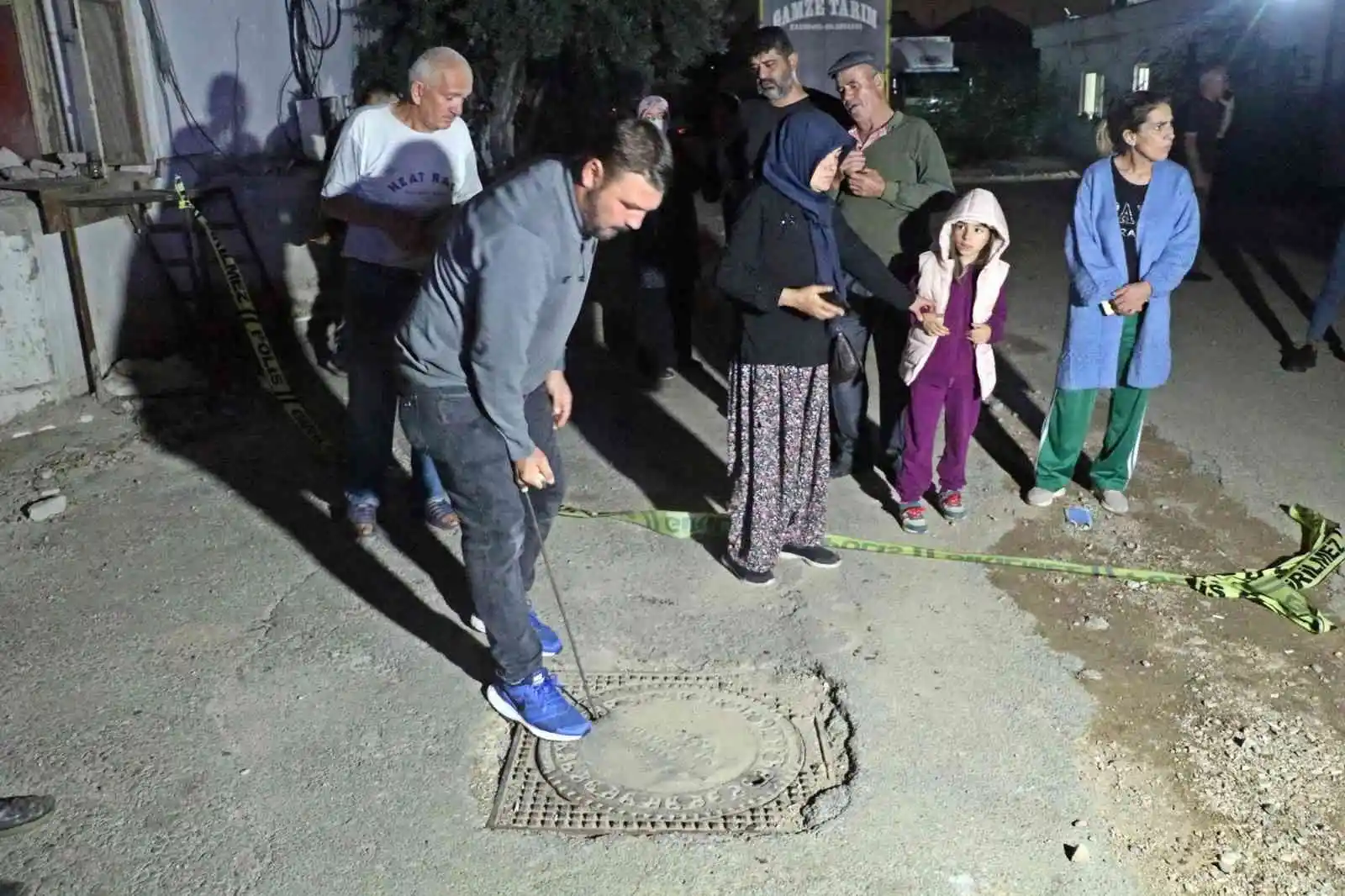 Mermerciye bırakılan ’ceset krokisi’ ekipleri alarma geçirdi
