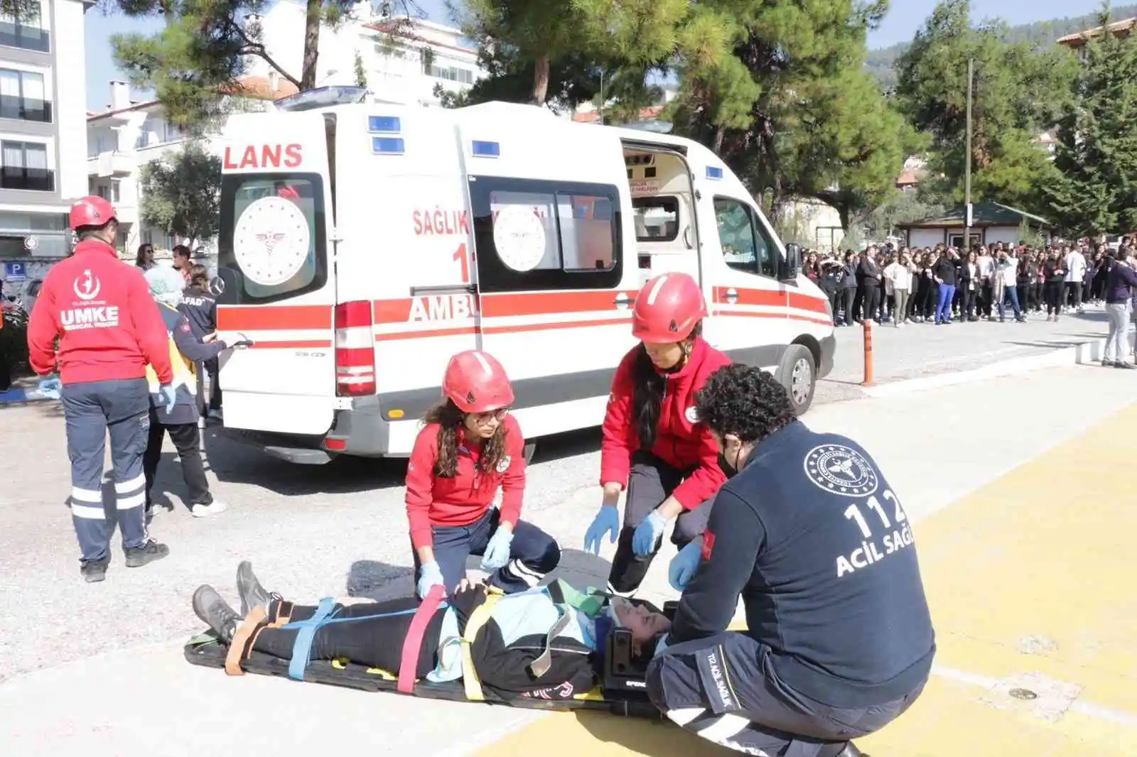 Muğla'da gerçeği aratmayan afet tatbikatı
