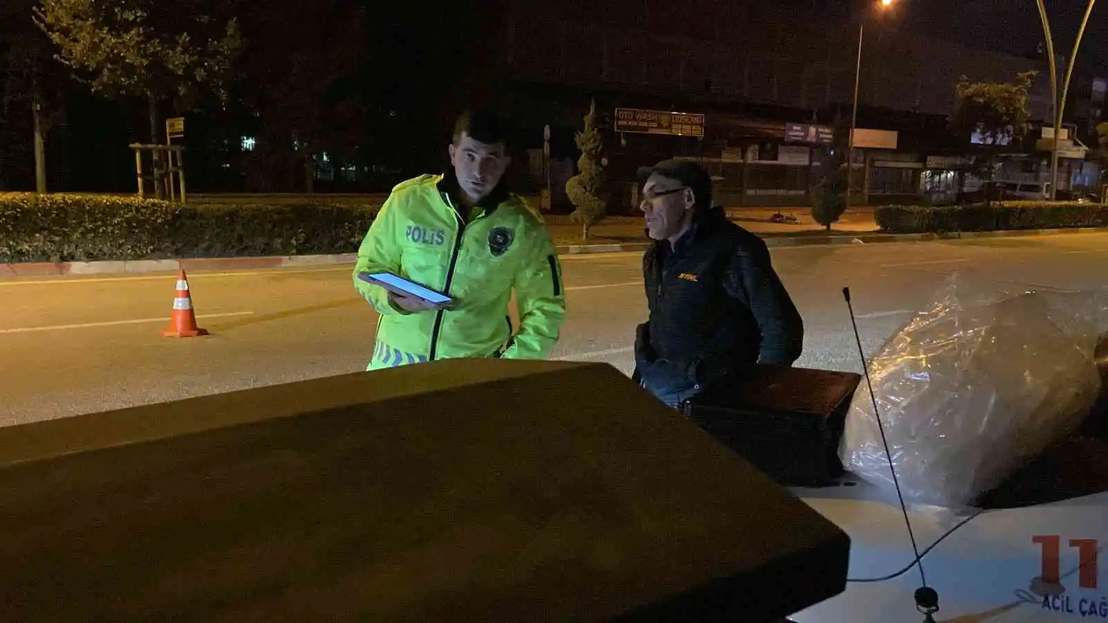 Polise yakalanan ehliyetsiz sürücü: 4 kere dosya yaktım
