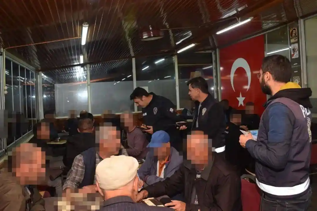 Polisten kumar, tombala ve oyun makineleri uygulaması