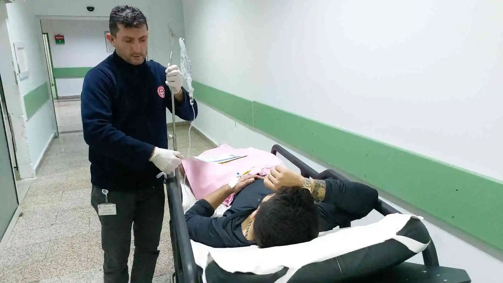 Samsun'da bıçaklı saldırıya uğrayan bir kişi hastanelik oldu