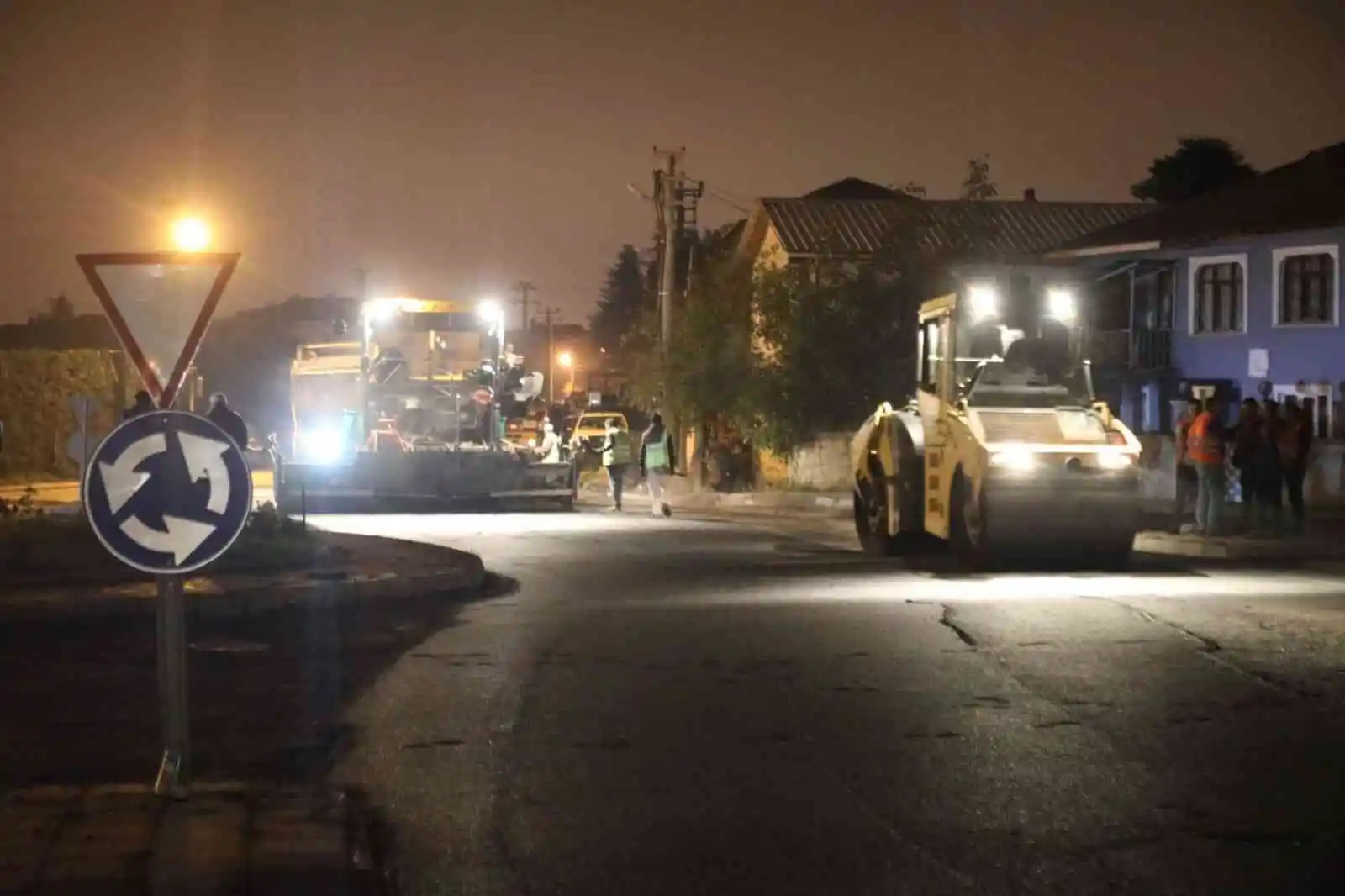 Sancaklar kavşağı gece düzenlendi