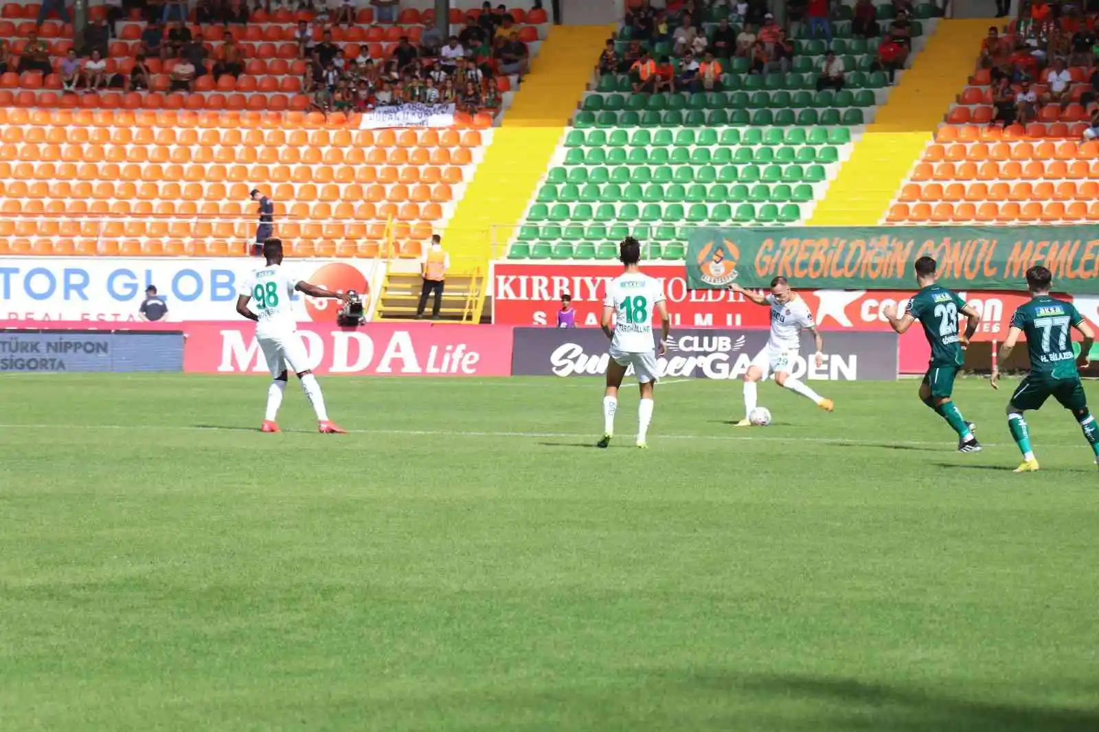 Spor Toto Süper Lig: Corendon Alanyaspor: 0 - Giresunspor: 0 (İlk yarı)
