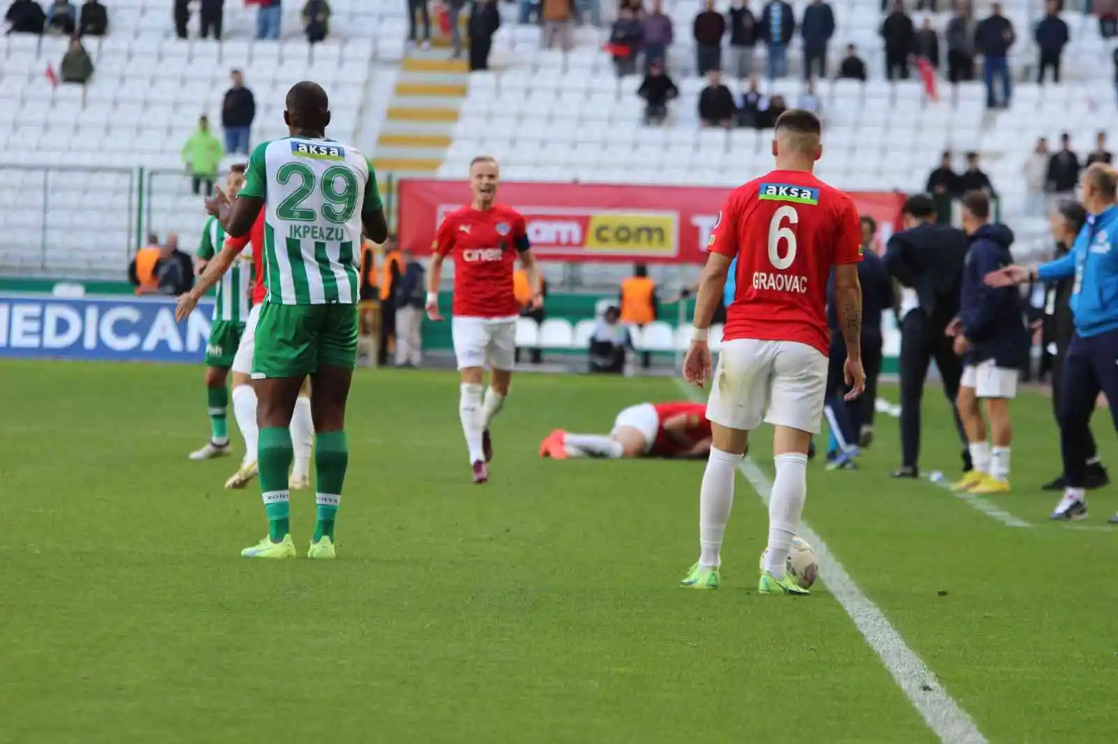 Spor Toto Süper Lig: Konyaspor: 1 - Kasımpaşa: 1 (Maç sonucu)