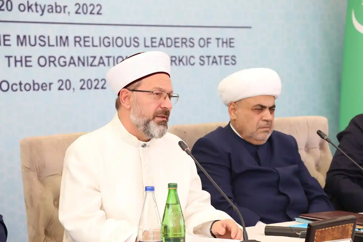 TDT üye ülkeleri Diyanet İşleri ve Dini İdare Başkanları arasında iş birliği protokolü imzalandı