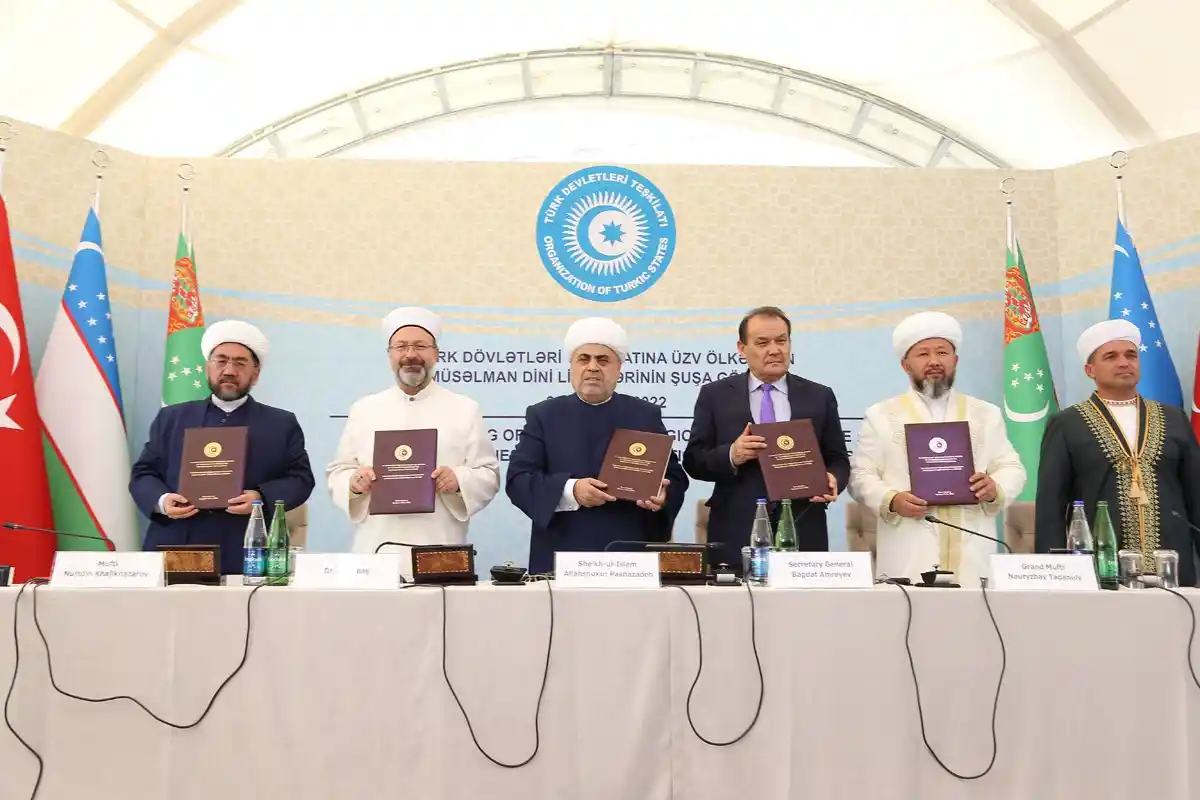 TDT üye ülkeleri Diyanet İşleri ve Dini İdare Başkanları arasında iş birliği protokolü imzalandı