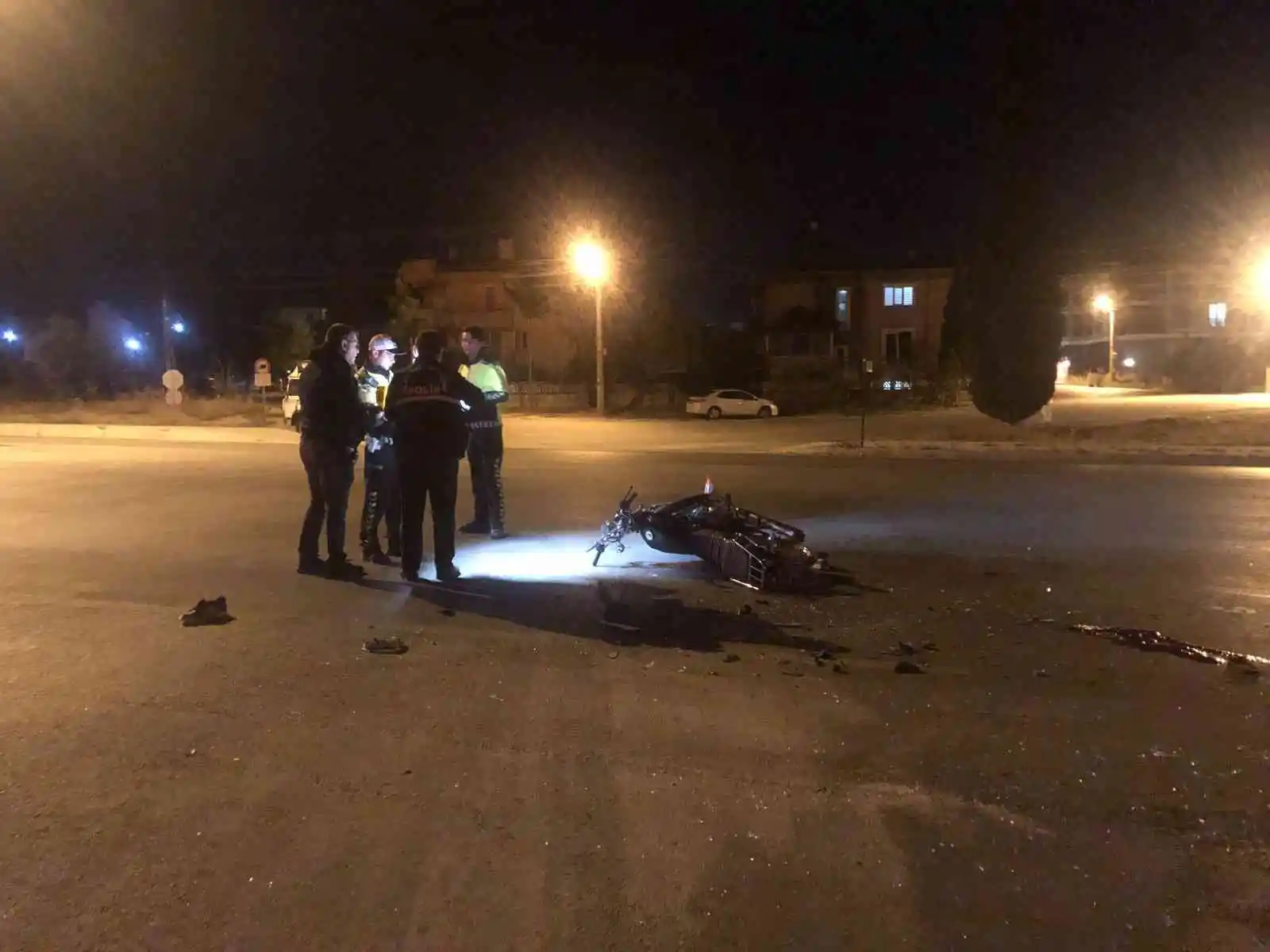 Trafik kazasında motosiklet sürücüsü yaşamını yitirdi
