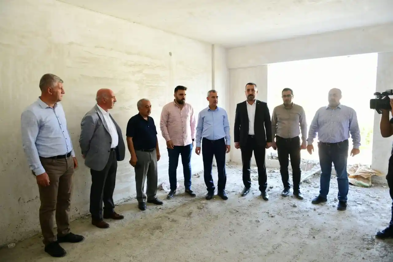 Turgut Özal Mahallesi’nde kentsel dönüşüm binaları yükseliyor
